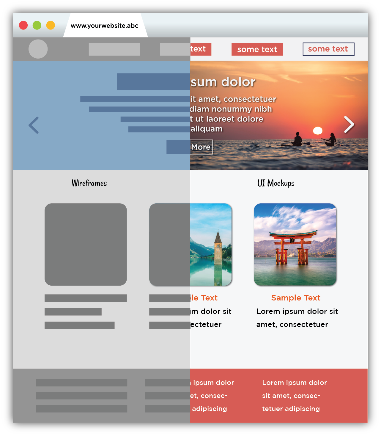 Wireframes & UI Mockups